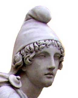 Mithra wearing a Phrygian cap